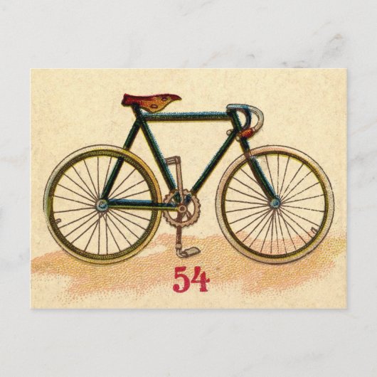 Vintages Fahrrad Postkarte (Vorderseite)
