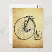 Vintages Fahrrad Postkarte (Vorne/Hinten)