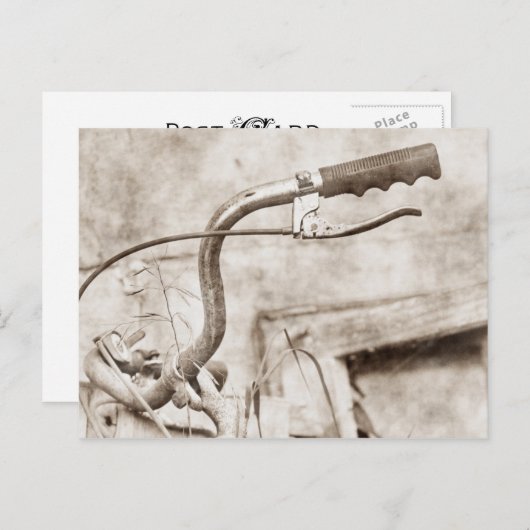 Vintages Fahrrad Postkarte (Vorne/Hinten)