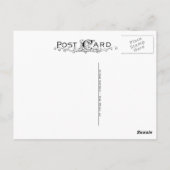 Vintages Fahrrad Postkarte (Rückseite)