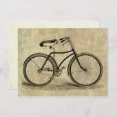 Vintages Fahrrad Postkarte (Vorne/Hinten)
