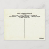 Vintages Fahrrad Postkarte (Rückseite)