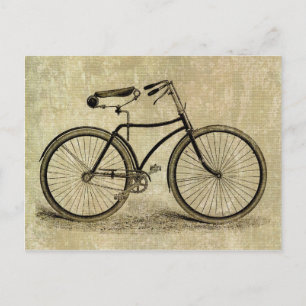 Vintages Fahrrad Postkarte