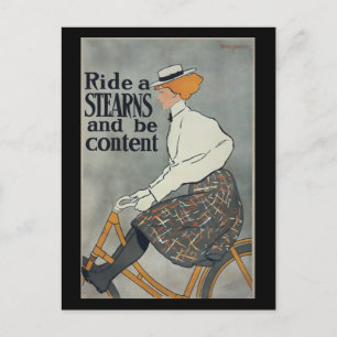 Vintages Fahrrad Postkarte