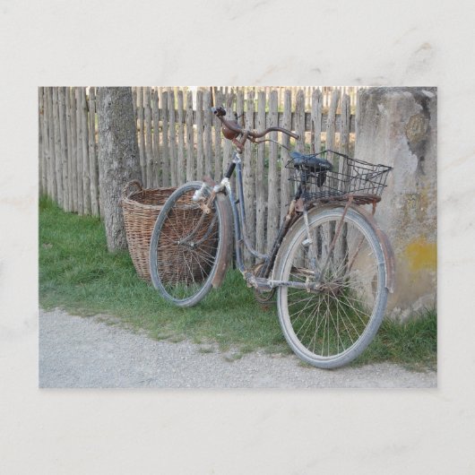 Vintages Fahrrad Postkarte (Vorderseite)