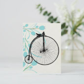 Vintages Fahrrad Postkarte (Stehend Vorderseite)