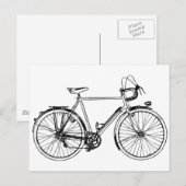 Vintages Fahrrad Postkarte (Vorne/Hinten)