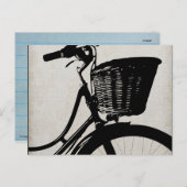 Vintages Fahrrad Postkarte (Vorne/Hinten)