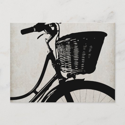 Vintages Fahrrad Postkarte (Vorderseite)