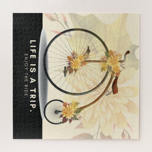 Vintages Fahrrad | Reiten Puzzle (Horizontal)