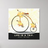 Vintages Fahrrad | Ride Canvas Print genießen Leinwanddruck (Vorderseite)