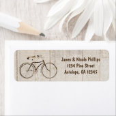 Vintages Fahrrad Rustikales Holzaufkleber (Insitu)