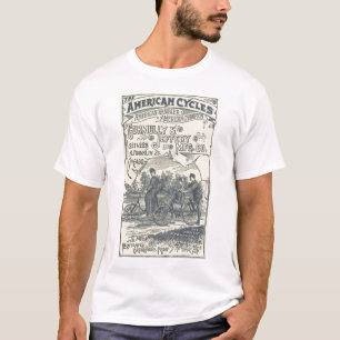 Vintages Fahrrad-Shirt des 19. Jahrhunderts T-Shirt