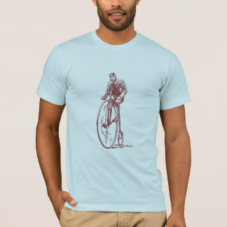 Vintages Fahrrad-Shirt des Pennyfarthings T-Shirt
