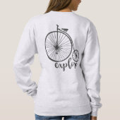 Vintages Fahrrad Sweatshirt (Rückseite)