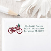 Vintages Fahrrad und Weihnachtsbaumdesign (Insitu)