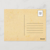 Vintages Fahrrad Vielen Dank Hochzeitskarten Postkarte (Rückseite)