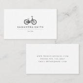 Vintages Fahrrad Visitenkarte (Vorne/Hinten)