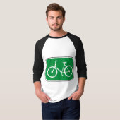 Vintages Fahrrad-Zeichen T-Shirt (Vorne ganz)