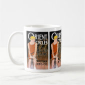Vintages Fahrradbild - Orientierte Zyklen Kaffeetasse (Links)