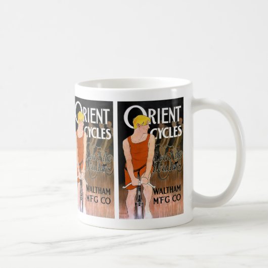 Vintages Fahrradbild - Orientierte Zyklen Kaffeetasse (Rechts)