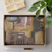 Vintages Fahrradgebiet Seidenpapier (Geschenk)