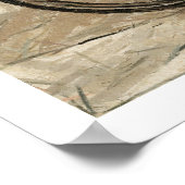 Vintages Fahrradkunstplaner Poster (Ecke)