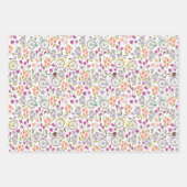 Vintages Fahrradmuster Geschenkpapier Set (Vorderseite)