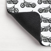 Vintages Fahrradmuster Mousepad (Ecke)