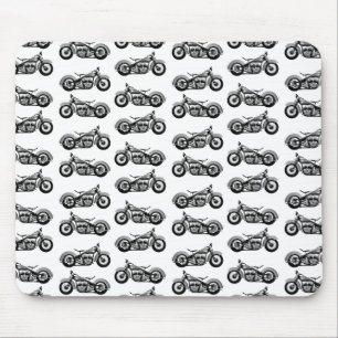 Vintages Fahrradmuster Mousepad