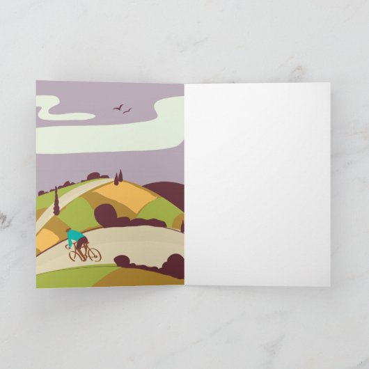 Vintages Fahrradposter (Innenseite)