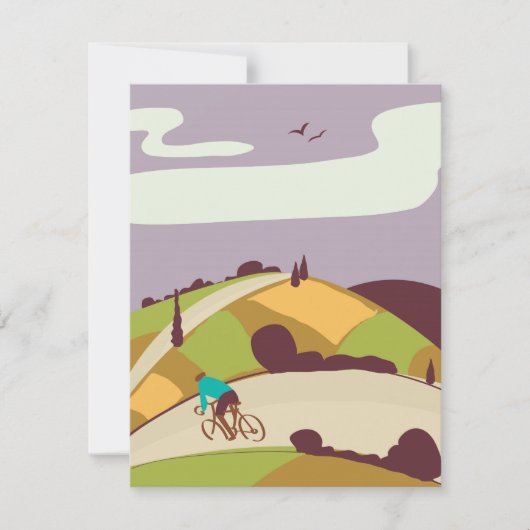 Vintages Fahrradposter (Vorderseite)