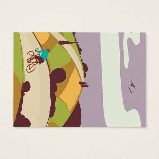 Vintages Fahrradposter (Rückseite)