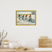 Vintages Fahrradposter drucken Poster (Küche)