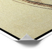 Vintages Fahrradposter: Hurtu Bicycles Poster (Ecke)