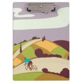 Vintages Fahrradposter Klemmbrett (Vorderseite)