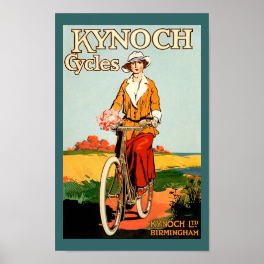 Vintages Fahrradposter - Kynoch Cycles Poster (Vorne)