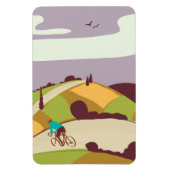 Vintages Fahrradposter Magnet (Vertikal)