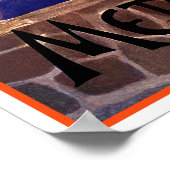 Vintages Fahrradposter: Meteorzyklen Poster (Ecke)