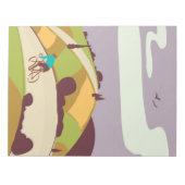 Vintages Fahrradposter Notizblock (Vorderseite)