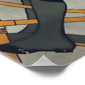 Vintages Fahrradposter Poster (Ecke)