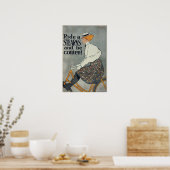 Vintages Fahrradposter Poster (Küche)