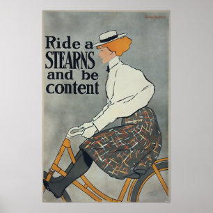 Vintages Fahrradposter Poster