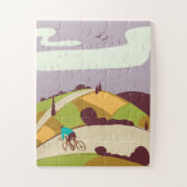 Vintages Fahrradposter Puzzle (Vertikal)