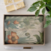 Vintages Fairy Floral Butterfly Design Seidenpapier (Geschenk)