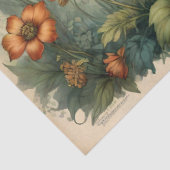 Vintages Fairy Floral Butterfly Design Seidenpapier (Detail)