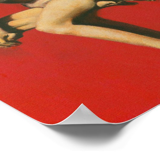 Vintages Fairy Poster (Ecke)