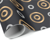 Vintages Faltpapier Geschenkpapier (Rolleneckpunkt)