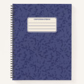 Vintages Farbmarbildmuster Notizblock (Vorderseite)