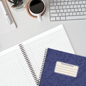 Vintages Farbmarbildmuster Notizblock